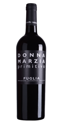 Donna Marzia Primitivo produceret af Conti Zecca fra Apulien i Italien