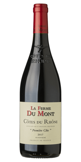 La Ferme du Mont 2012 rødvin produceret af Ferme du Mont fra Rhône i Frankrig